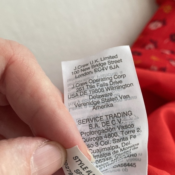 Madewell blouse peplum shirt tiered ruffled sleeves V-neck side zipper Size 4 - Picture 11 of 11